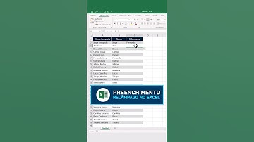 Preenchimento Relâmpago no Excel. #excel #planilhas