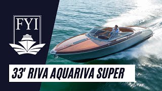 33' Riva Aquariva Super 2020 [MIA MIA] | For Sale Exclusively by FYI Yachts