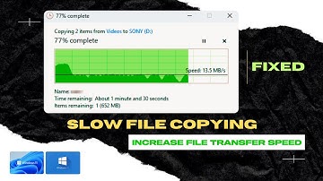 Increase File Transfer Speed On Windows 11/ 10