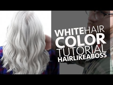 White Hair Color Tutorial Featuring @HAIRLIKEABOSS