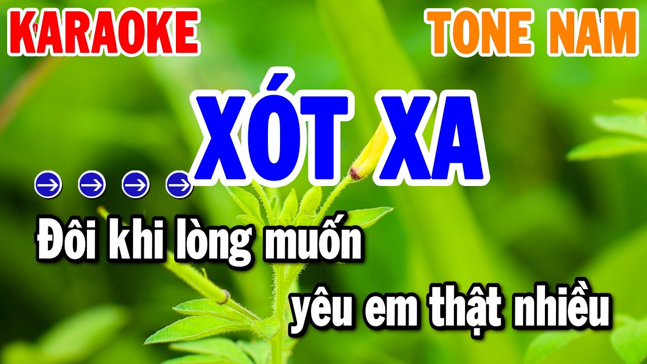 Xót Xa Karaoke Tone Nam ( Em ) Nhạc Sống Dễ Ca 2025 | Thanh Hải Organ