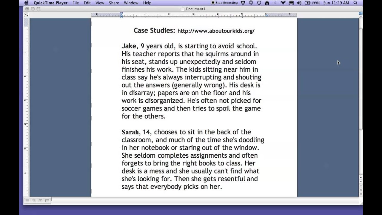 case study assignment