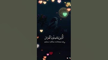 مع آيات كريمه من القرآن الكريم♥️💚اللهم صل على محمد وآل محمد #قرآن #صلوا_على_النبي #islam #fyp #love