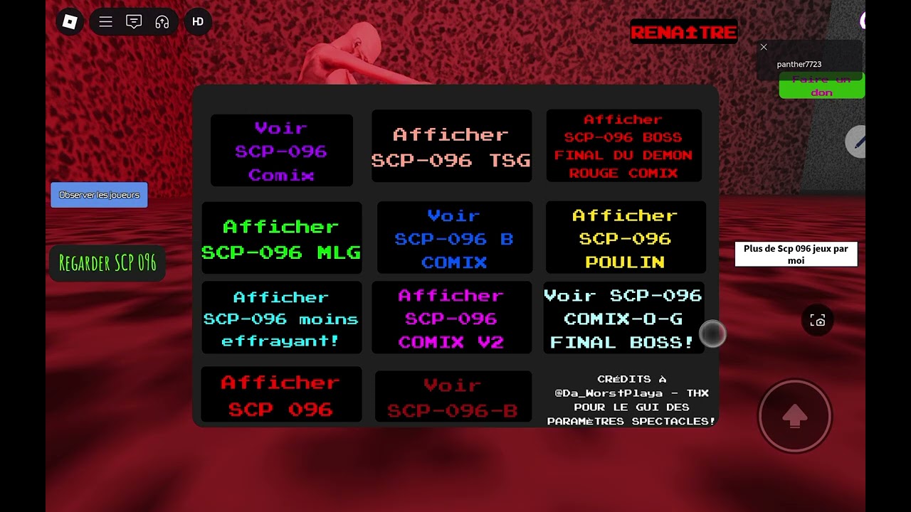 Devenir n'importe quel scp 096 