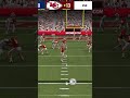 Touchdown pass with Patrick Mahomes in madden mobile