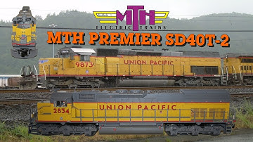MTH Premier Union Pacific SD40T-2 O Gauge 3 Rail