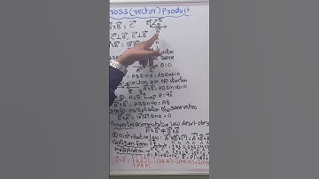 Cross ( Vector ) Product Within a Minute - JEE,NEET, EAMCET & IPE #physicsconceptsbyalisir