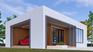 Functional Modern  2bedroom House Design Idea 9m x 12m