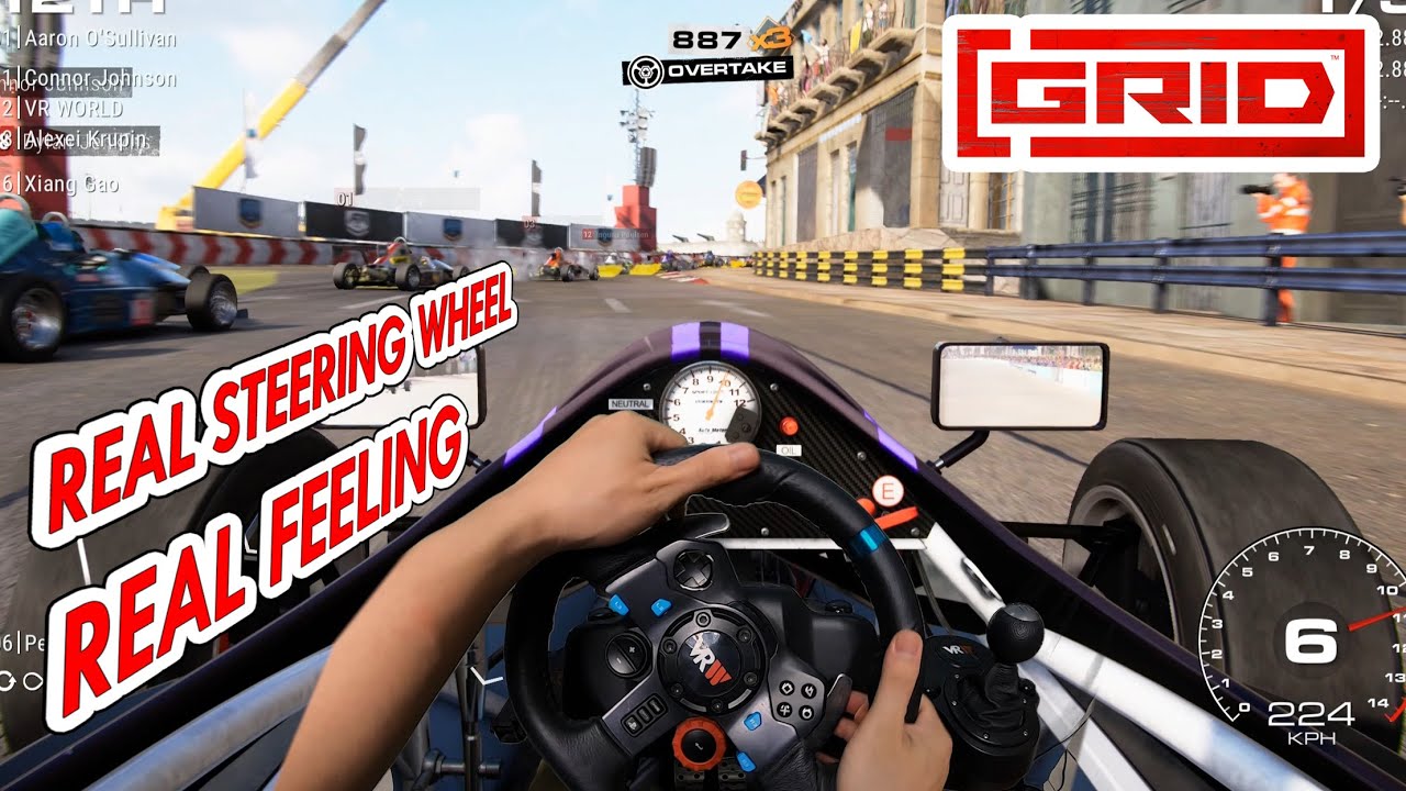 GRID 2019 Gameplay ✫ INSANE Drift F1 with G29 in cockpit view