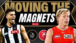 Moving the Magnets | Syndey vs Collingwood | AFL Round 22, 2024