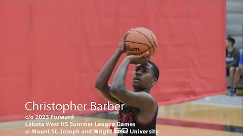 Christopher Barber c/o 2023 HS Summer League - Lak...