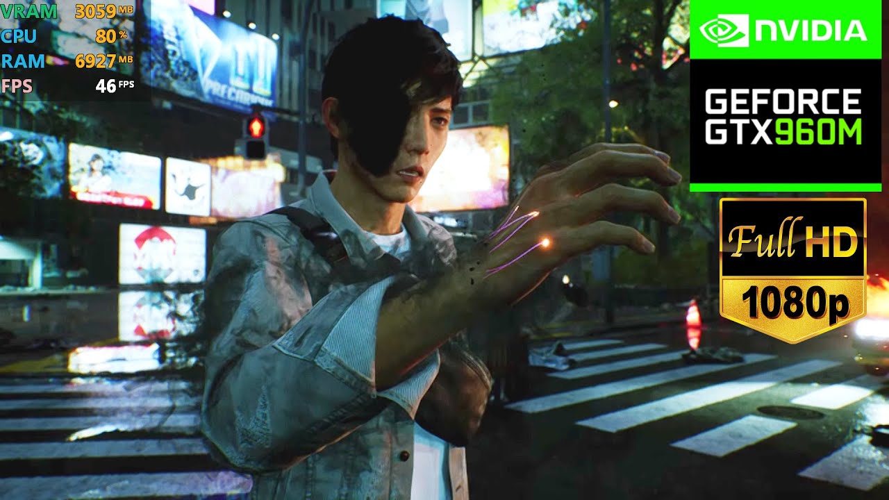 Ghostwire Tokyo - Gameplay GTX 960m