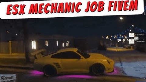 ESX Mechanic Job Fivem : Fivem Script Store | Fivem Mlo - FiveM ESX