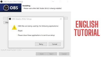 FIX - OBS files are being used by the following applications || English Tutorial || #obsstudio