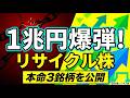 政府が1兆円投入！リサイクル株に「国策爆弾」炸裂。中国の制裁を逆手に取って暴騰する「本命3銘柄」を徹底解説#日本株 #リサイクル関連株#株式投資 #国策銘柄