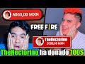 ¡DONANDO $10.000 a YOUTUBERS de FREE FIRE! MIRA COMO REACCIONAN *WooW* | TheHectorino