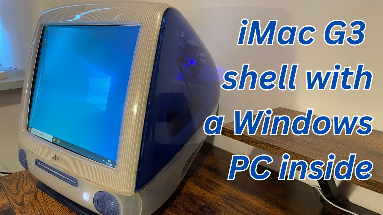 Apple iMac G3 shell with Windows PC fit inside 🍏 - YouTube
