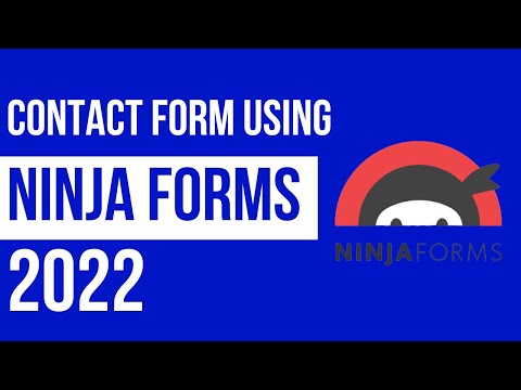 How to Create a Contact Form in WordPress using Ninja Forms 2022 | SoftAsia Tech Tutorials