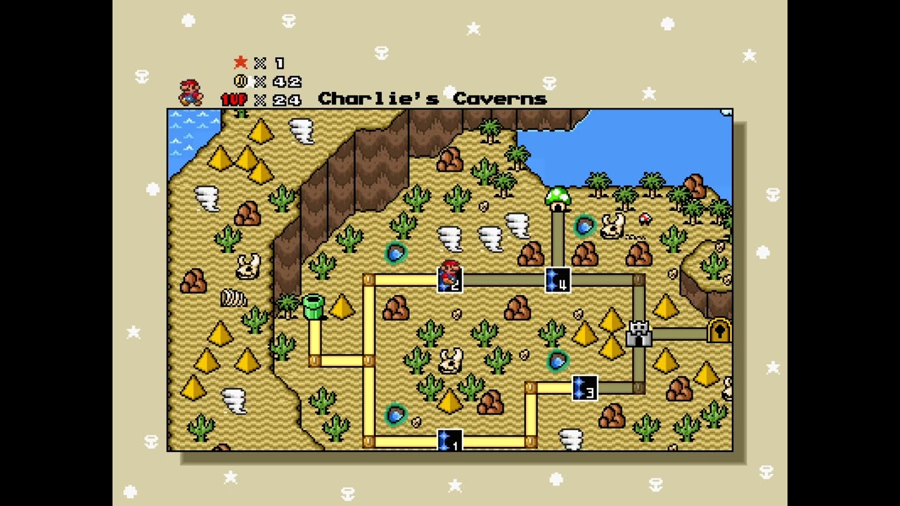 SMBX 1.3.0.1 - Mario Classic - World 2 (Desolate Valley)