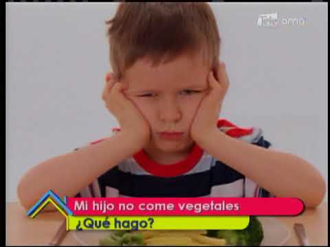 Mi hijo no come vegetales ¿Qué hago?