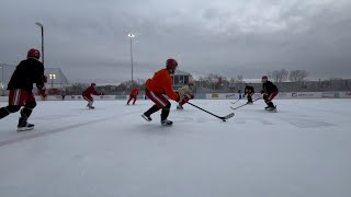 Maple Grove Boys Hockey Preps for Shakopee at Hockey Day Minnesota