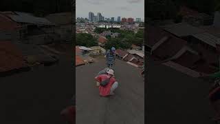 Detik detik kuli bamgunan menjerit kpanasan#viralvideo