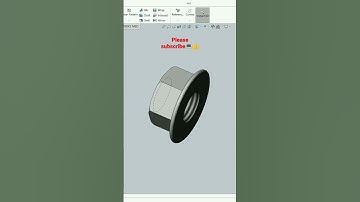 Solidwork assembly tutorial Nut & bolt#shorts #design #autocad #