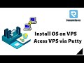 Domainracer vps server hosting install os and access via putty  2024