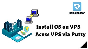 DomainRacer VPS Server Hosting Install OS and Access Via Putty : 2025