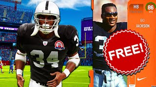 Using the FREE Bo Jackson in Madden 23!