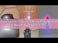 Avis sur la U`King UKing Mini RGBW LED Beam Lyre LED d-mx 11/13 CH Spot Lumière Disco Lumière Effets