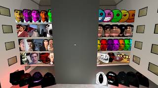 Memes, Lobotomy, Nico's, Obunga, Ultimate Nextbots Pack, Juandale, Selene, Chaser, Munci in GMOD #1