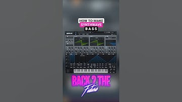 HOW TO MAKE SYNTHWAVE BASS IN SERUM FL STUDIO #synthwave #serum #shorts
