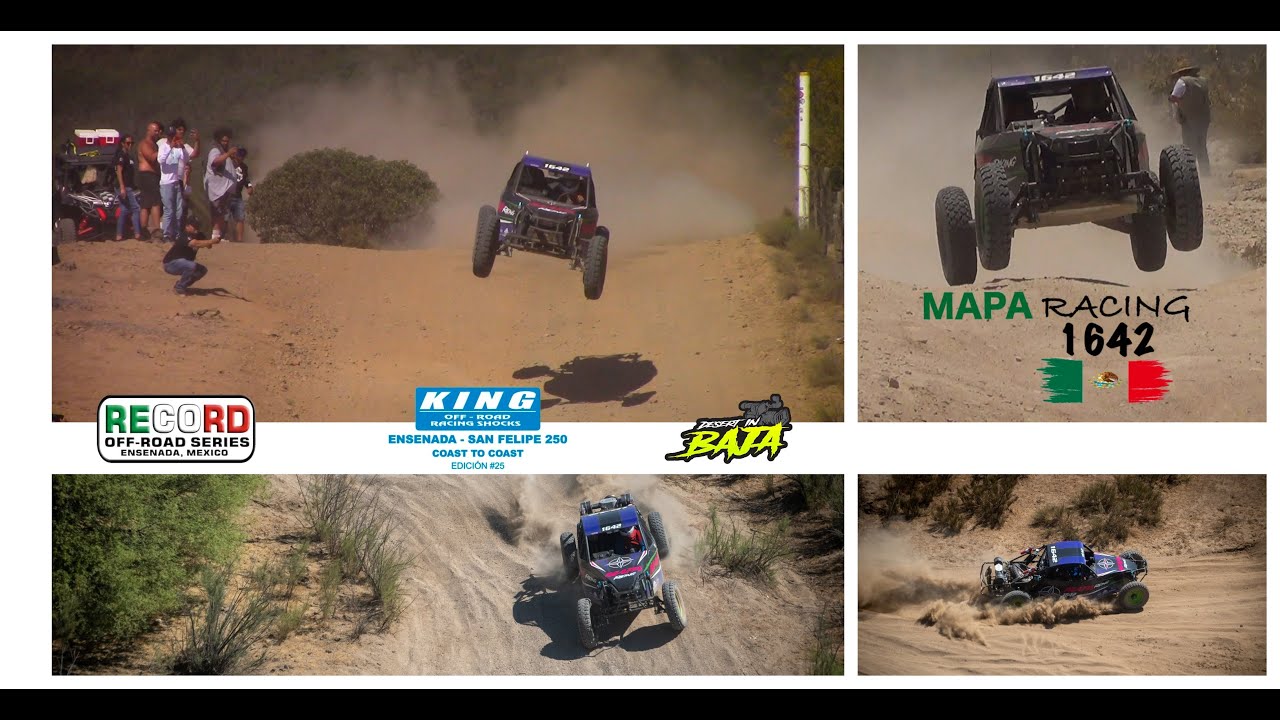 Mapa Racing Ensenada San Felipe 250 2022