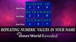 REPEATING NUMBERS IN YOUR NAME NUMEROLOGY