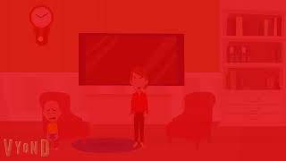caillou throw a egg at the school grounded