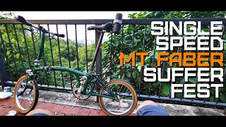 Single Speed Sufferfest  Mt Faber 20 In 4k brompton