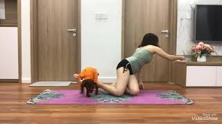 CÁCH XOẠC DỌC - MỞ HÁNG | Yoga by Mit Trang Vlog 695 views 4 years ago 4 minutes, 20 seconds
