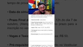 Simulado da Fuvest 2026: inscrições abertas