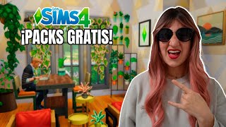 2 Packs De Los Sims 4 Gratis Decoración Vegetal Kit Diversión En El Patio