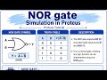 Nor gate using proteous 8....#ece #automobile #electronics #norway #norgate
