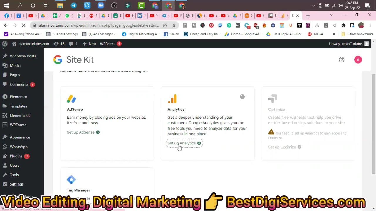 How To Connect Google Analytics to WordPress Site by Google Site Kit
