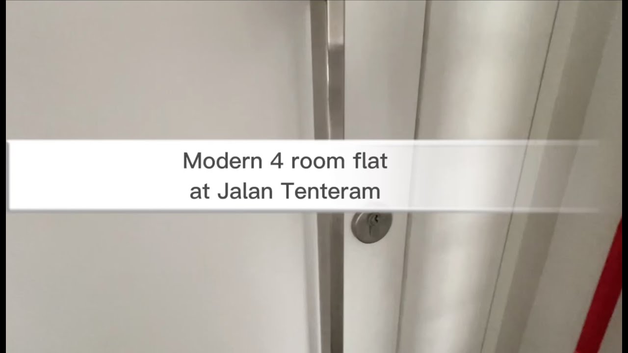 Modern 4 room flat at Jalan Tenteram, quiet corner for sale