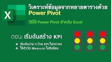 Excel Power Pivot ตอน เริ่มต้นสร้าง KPI