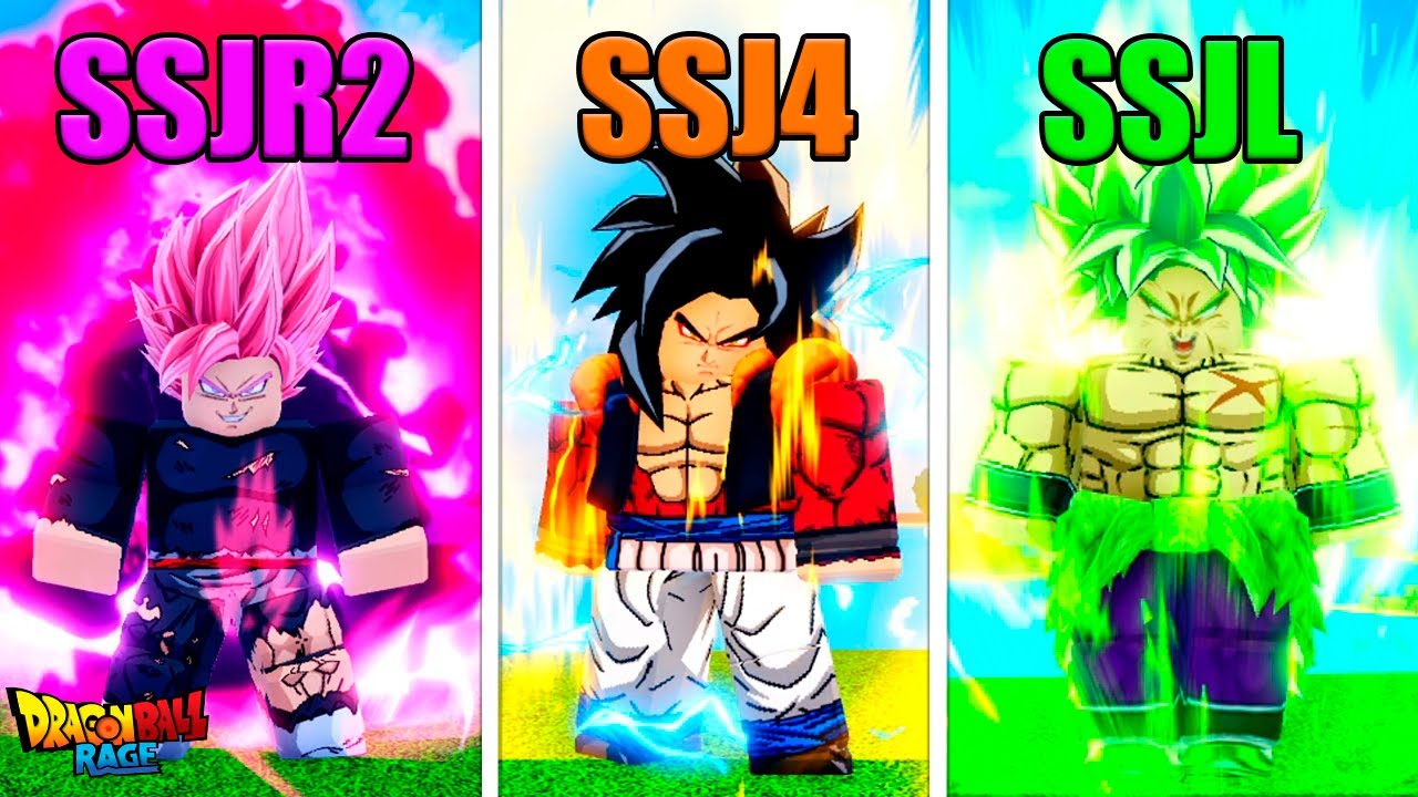 Todas Las Transformaciones de Dragon Ball Rage!😱🔥(2024) | ROBLOX - YouTube