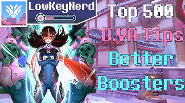 LowKeyNerd Top 500 D.Va Main Guide | Boosters and Positioning