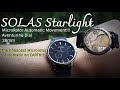 Most Affordable Micro-rotor Automatic Movement Watch Ever! Solas Starlight Thin Auto Aventurine Dial