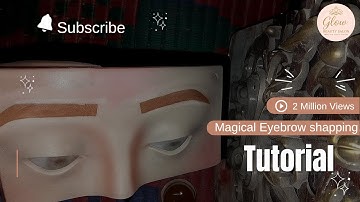 Magical Eyebrow Shaping TUTORIAL | Easy Tips & Tricks for Beginners | glow beauty salon