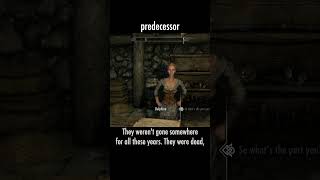 predecessor — The Elder Scrolls V: Skyrim dialogue scene