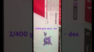 2/400 galar shiny - dex